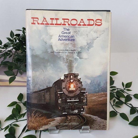 Book Railroads Great American Adventure by Charlton Ogburn National Geographic - Picture 6 of 7
